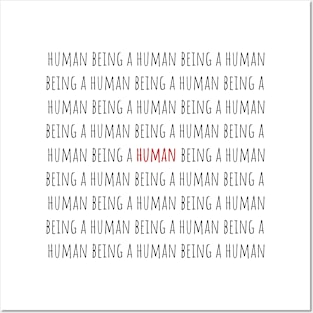 Human Being Posters and Art